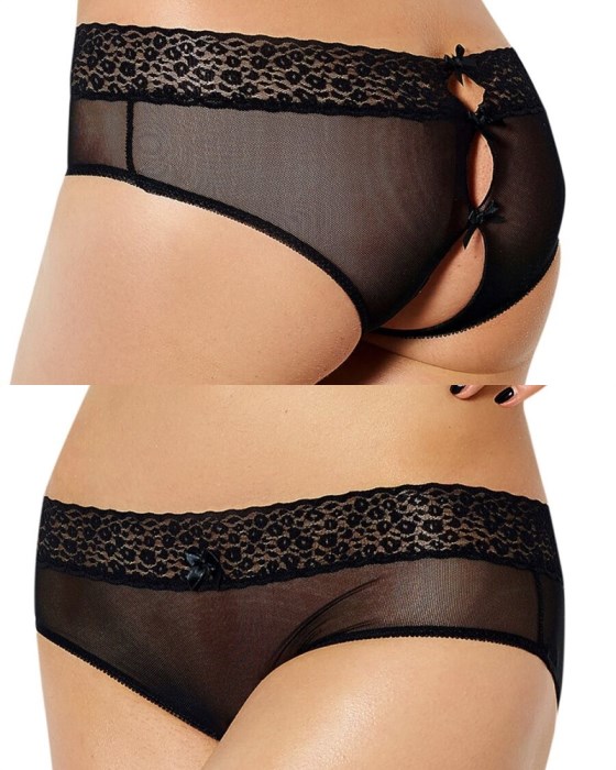 QUEEN LINGERIE PANTIES CON ABERTURA TRASERA