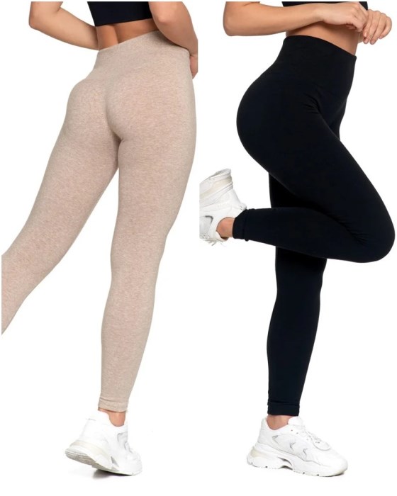 Πλεκτό Κολάν Βαμβακερό Supersoft ψηλόμεσο χωρίς ραφές