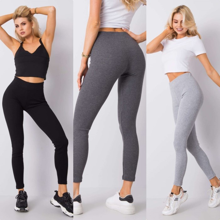 Κολάν cotton fit super elastic με Rib πλέξη