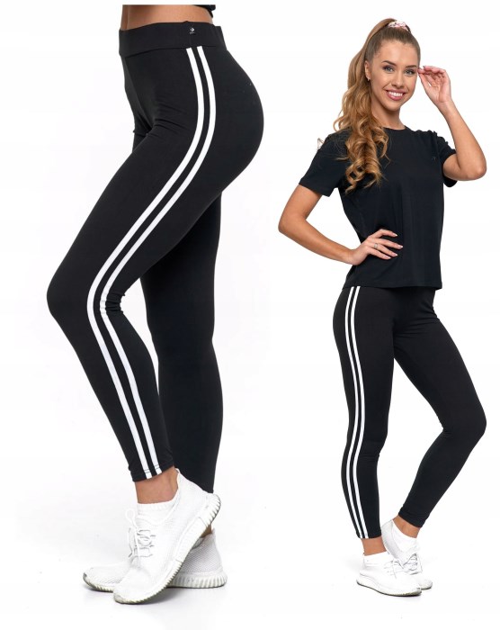 Κολάν ψηλόμεσο super elastic με κάθετες ρίγες