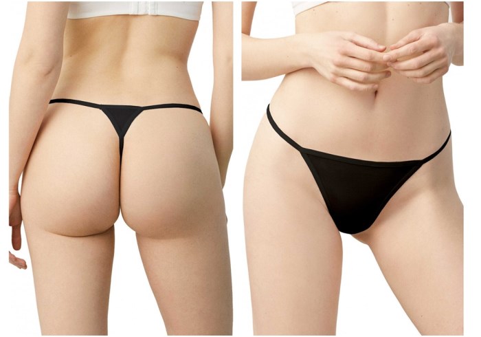 Βαμβακερό Γυναικείο String με επίπεδες Ραφές 