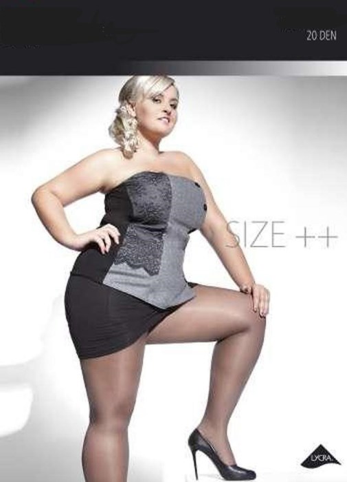 Καλσόν 20den lycra Super Plus size 