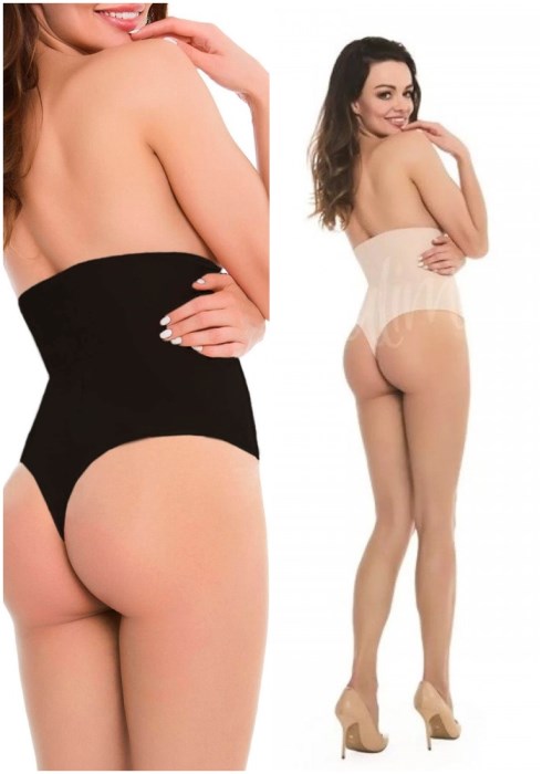 Γυναικείο Λαστέξ Ολόσωμο String Julimex 275 Μπέζ 